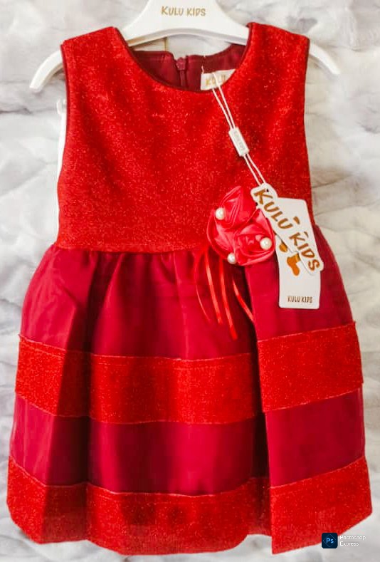 Ensemble Fête et Cérémonie KULU KIPS : Robe Rayée et Leggings Confort - Aperçu 3