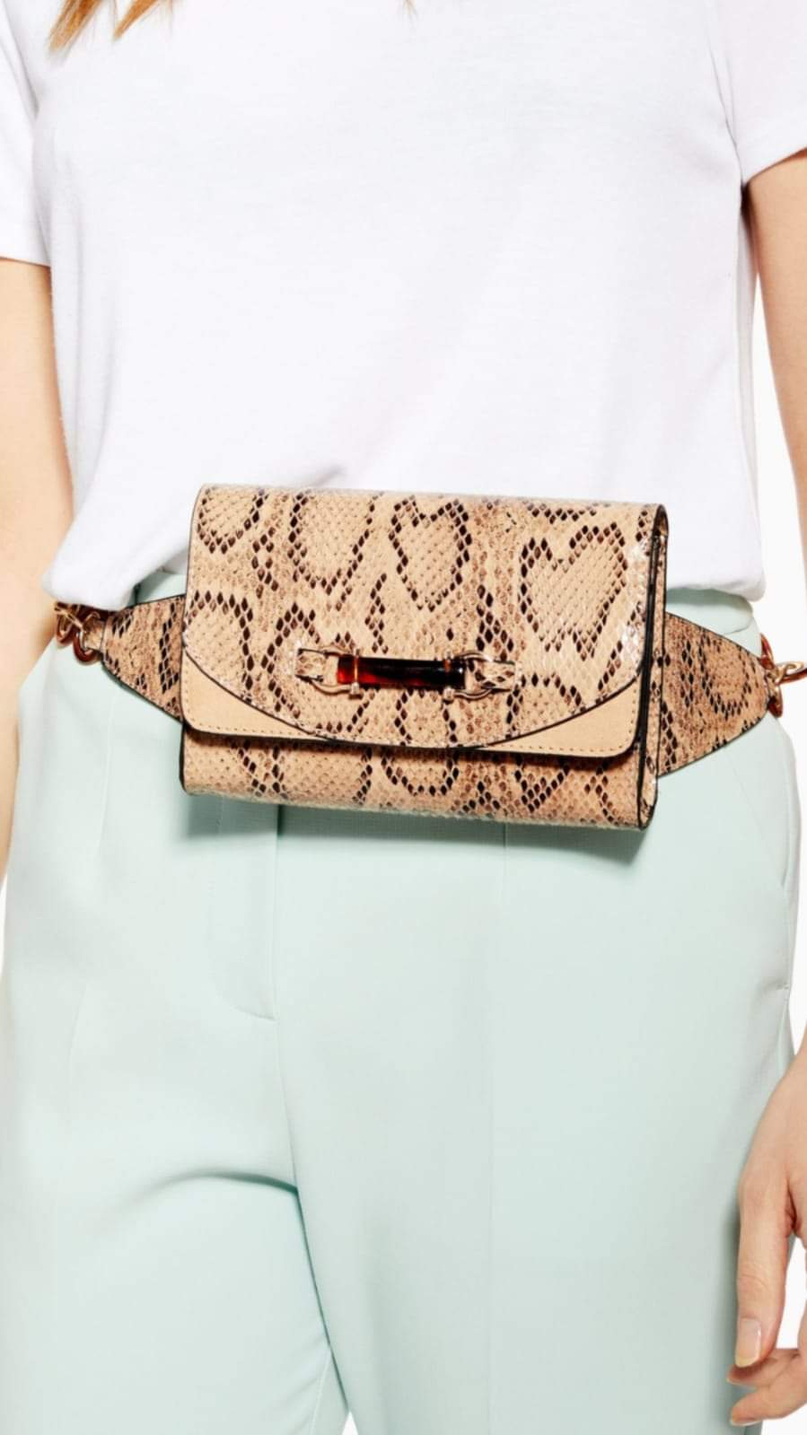 Sac Ceinture "Belt Bag" Imprimé Python à Rabat - Aperçu 2