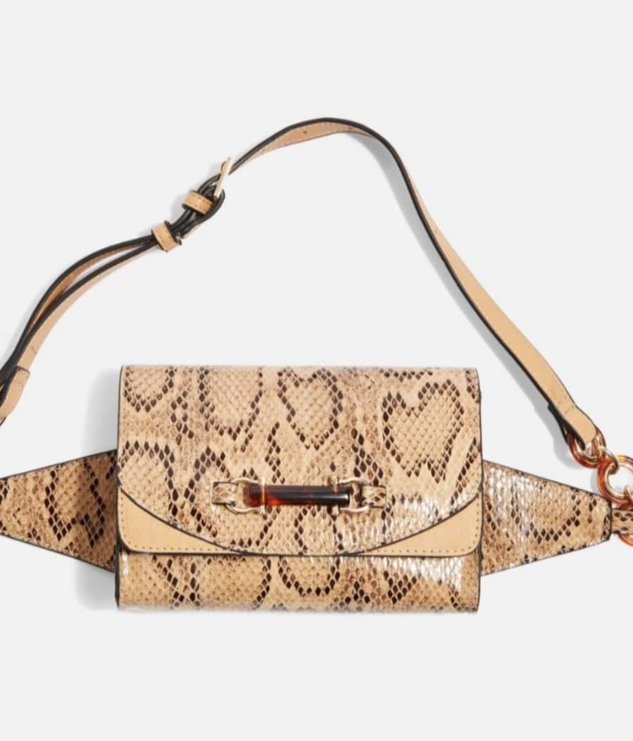 Sac Ceinture "Belt Bag" Imprimé Python à Rabat - Aperçu 3