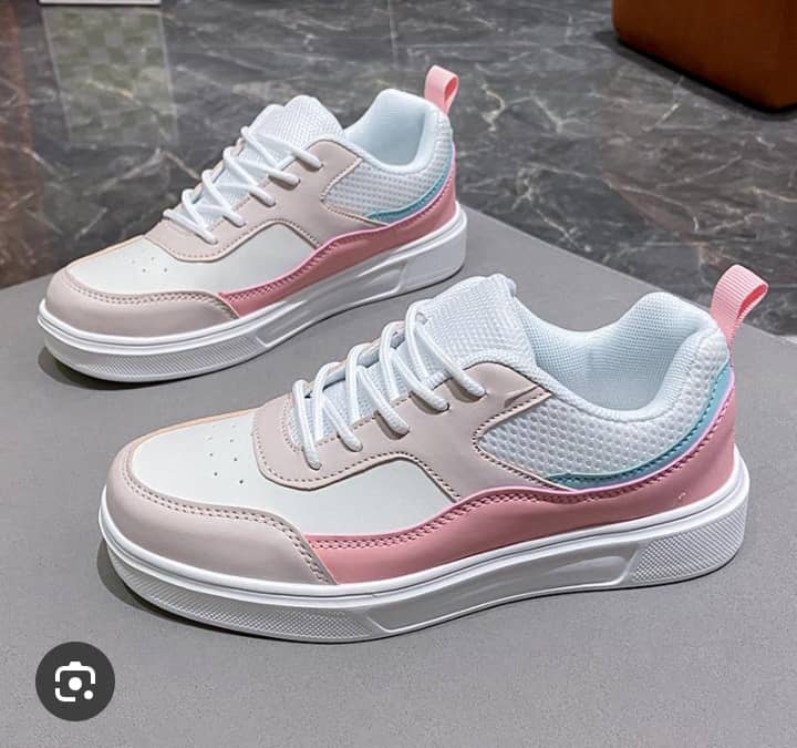 Sneakers pastel multicolor femme - Image 1
