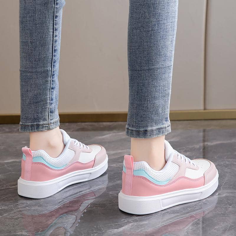 Sneakers pastel multicolor femme - Aperçu 3