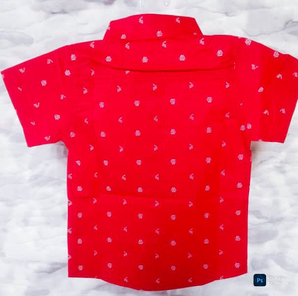 Chemise Enfant à Manches Courtes à Motifs Bateaux - Aperçu 2