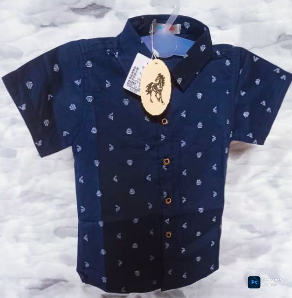 Chemise Enfant à Manches Courtes à Motifs Bateaux - Aperçu 4