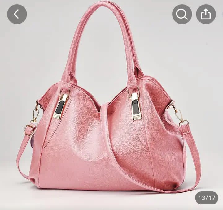 Sac Cabas Noir Élégant en Simili-Cuir avec Bandoulière Amovible - Aperçu 2